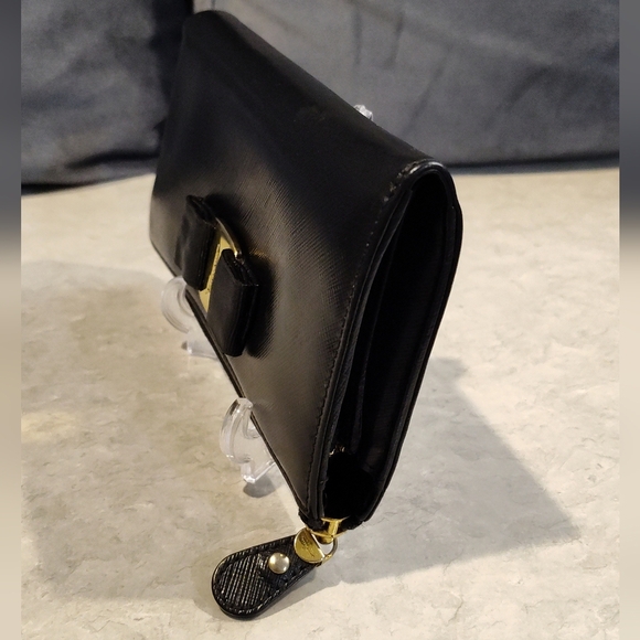 SALVATORE FERRAGAMO VARA RIBBON LEATHER CONTINENTAL L-SHAPED ZIP LONG WALLET EUC - Picture 12 of 17